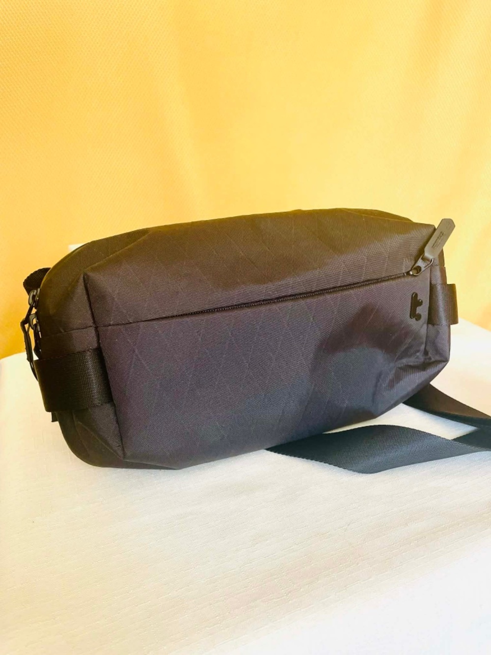 tomtoc Compact EDC Sling Bag  S(Fits iPad Mini), X-pac Black